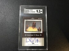 2012 DMX Leaf Keeping It Real Autograph KR-DMX 07/10 Rare SGC 9.5