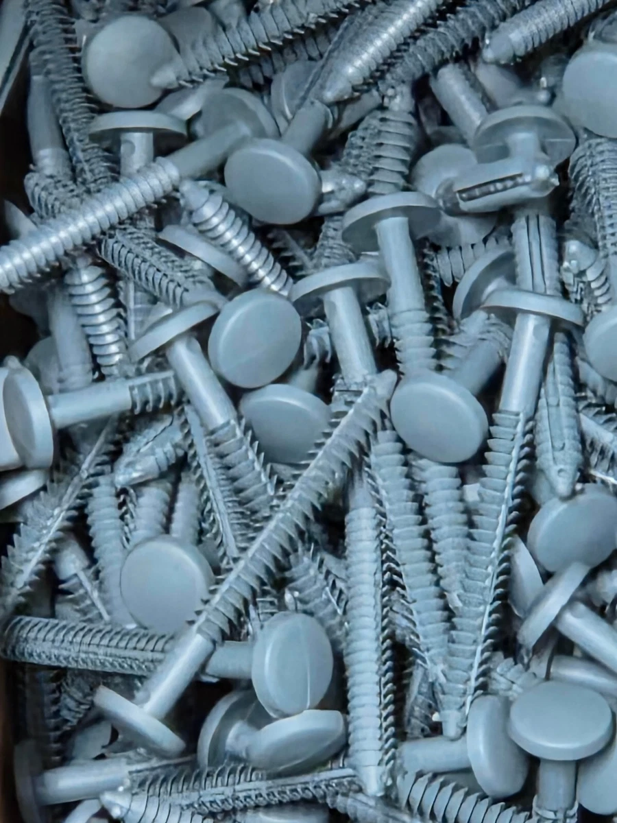 10-150 pcs) Wedgewood Blue /Vinyl Shutter-Lok Fasteners/Spike/Nail