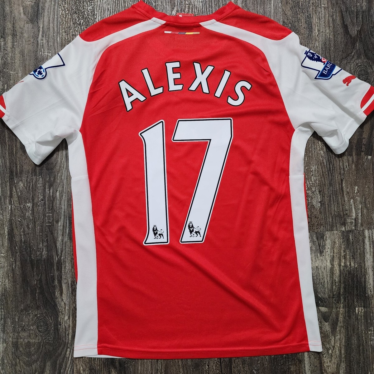 アーセナル2015-16シーズンホームキット　アレクシス•サンチェス 2015/16 Arsenal Third Jersey #17 Alexis Sanchez Small PUMA