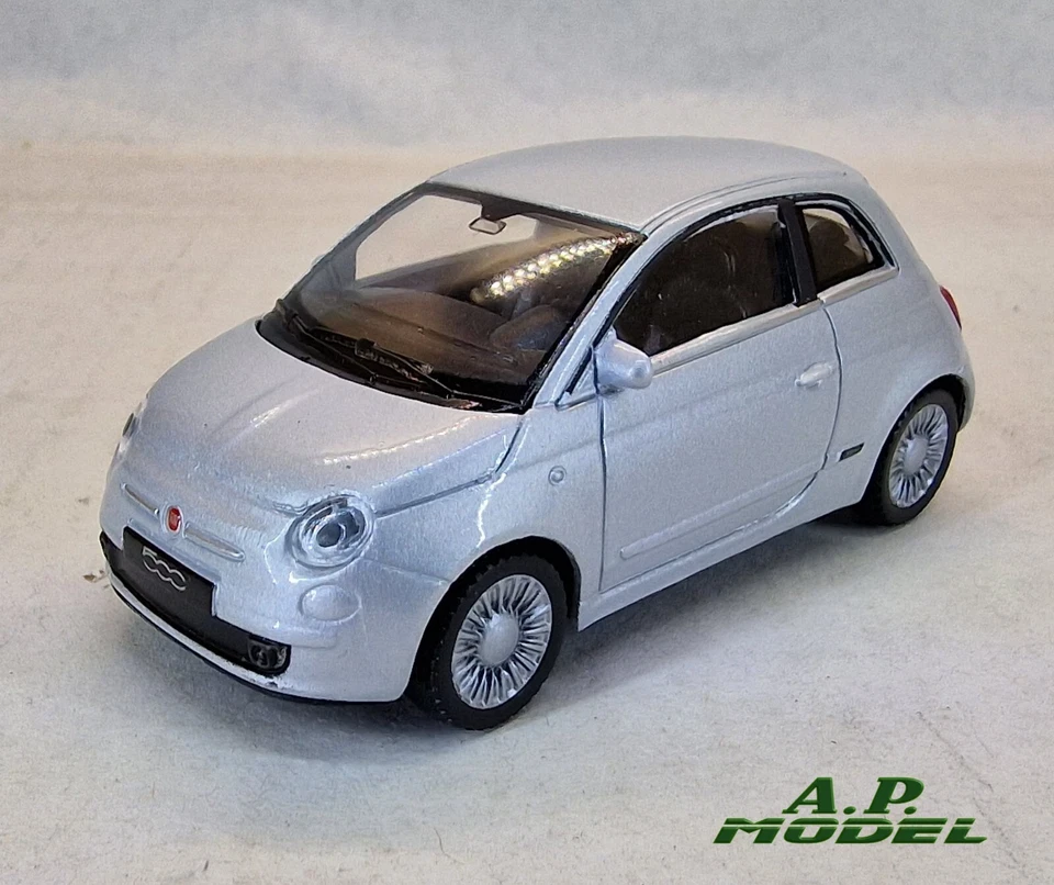 auto modellino 1:43 fiat 500 della welly nex modellini di cinquecento - Immagine 4 di 4
