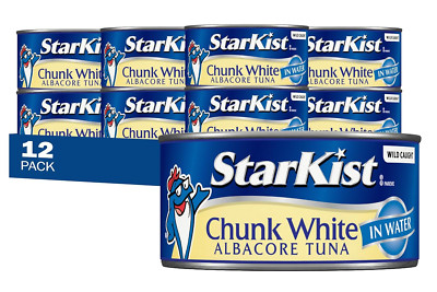 Chunk White Albacore Tuna in Water, 12 Oz, Pack of 12