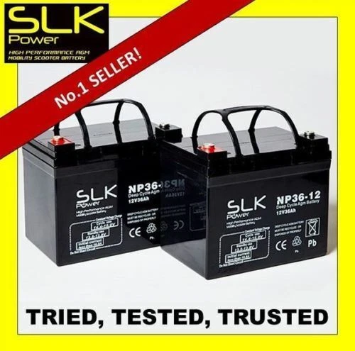 SLK POWER 2 x 12 V 10 Ah 12 15 17 22 Ah 33 36 40 50 75 Ah Elektromobil AGM/GEL Batterien