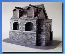 Edwardian Public Toilet Model  7mm scale kit Ideal for 1:43 Cars Or O Gauge Rail