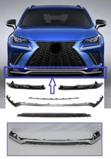 for 2018-21 NX300 F-Sport only front bumper cover lower valance trim spoiler 5pc