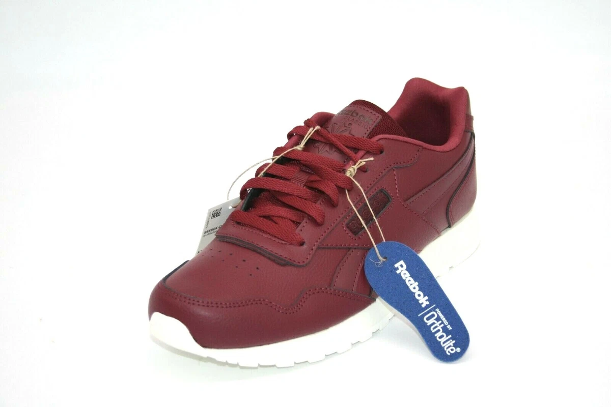 Reebok Men s Classic Harman Run Classic Retro Shoes FX9129 MERLOT MAROON CHALK