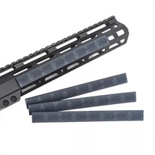 4 PCS Rail Cover Anti-slip Strip fit MLOK Rail Protector Cover Plastic Rubber