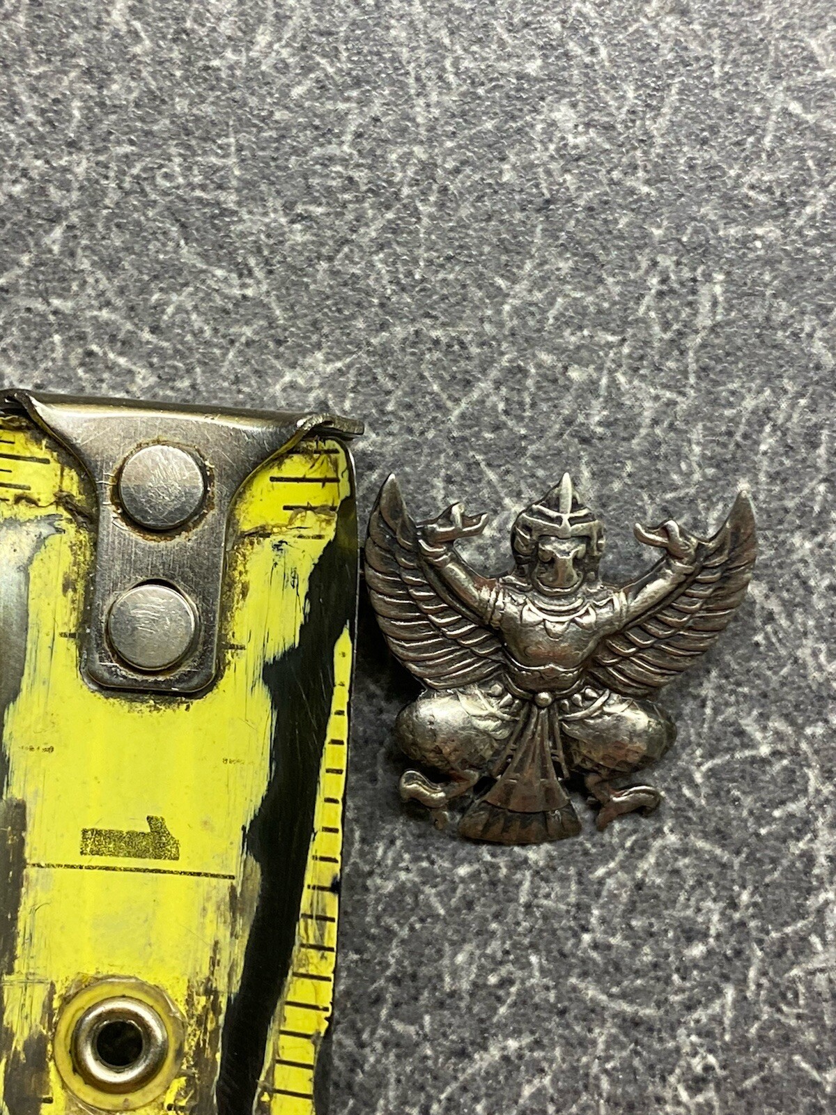 Vintage Siam Sterling Silver Hindu Garuda Deity Brooc Gem vintage-siam-sterling-silver-hindu-garuda-deity-brooc-gem