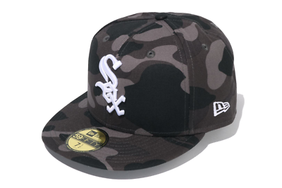 A BATHING APE x NEW ERA Chicago White Sox 59Fiftiy Cap Black