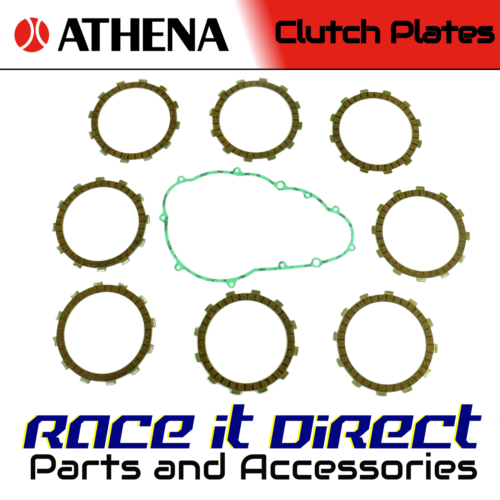 Clutch Plate Kit for KTM EGS-E 400 1995-1997 Athena