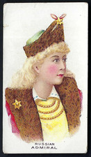 NATIONAL CIG & TOB - NATIONAL TYPES (SAILOR GIRLS) - RUSSIAN ADMIRAL