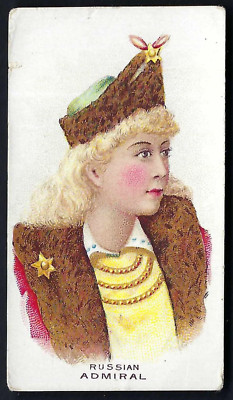 NATIONALE CIG & TOB - NATIONALE TYPEN (SEGLERMÄDCHEN) - RUSSISCHER ADMIRAL