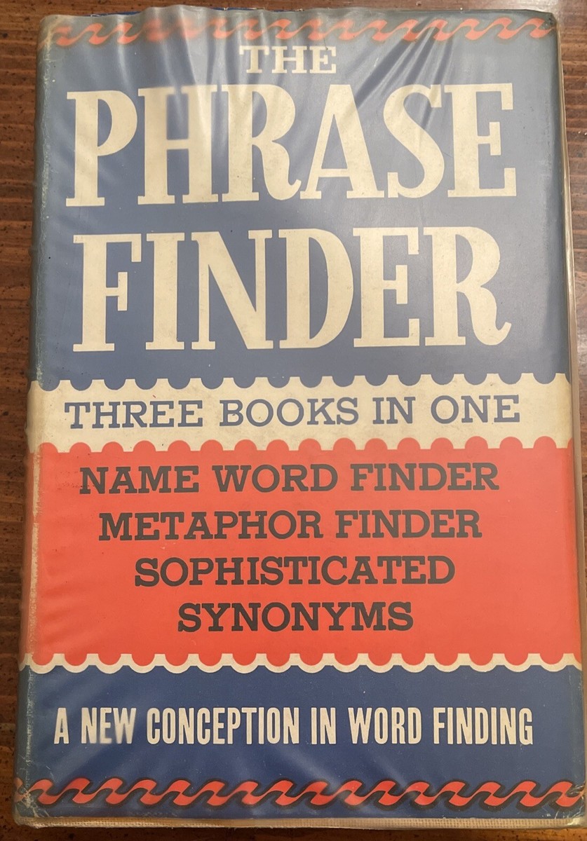 The Phrase Finder by J. I. Rodale-HCDJ-1957 | eBay