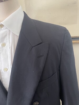 Brooks Brothers Vintage Deadstock Double Breasted Wool Suit Jacket 