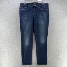 Lucky Brand Womens Jeans 12/31 W35 Lolita Skinny Denim Blue Mid Rise Pantalones