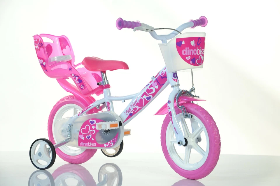 12 Zoll Kinderfahrrad124RLN Mädchenfahrrad Kinderrad Fahrrad Spielrad