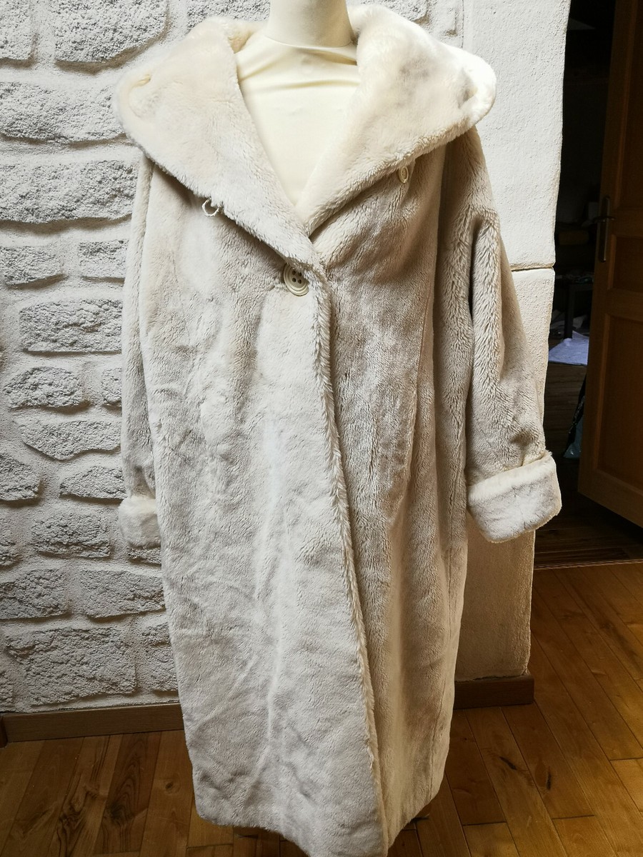 Veste Beige Natalys Paris Champs Elysées - Taille XL, Occasion Très Bon état, Style Manteau Basique En Faux Cuir
