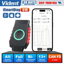 Vident iSmartDiag510 Auto All System OBD2 Scanner Diagnostic Bluetooth Tool ABS