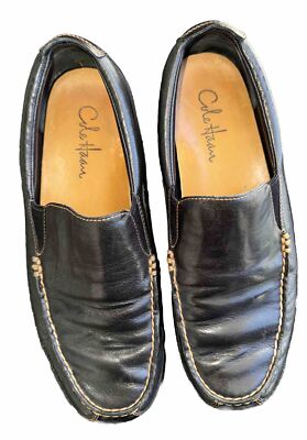 Cole Haan Men\'s Tucker Venetian Loafer Shoes Size 10 Black C03557 Black Slip On Cole Haan Tucker Venetian - Casual Shoes main image 4