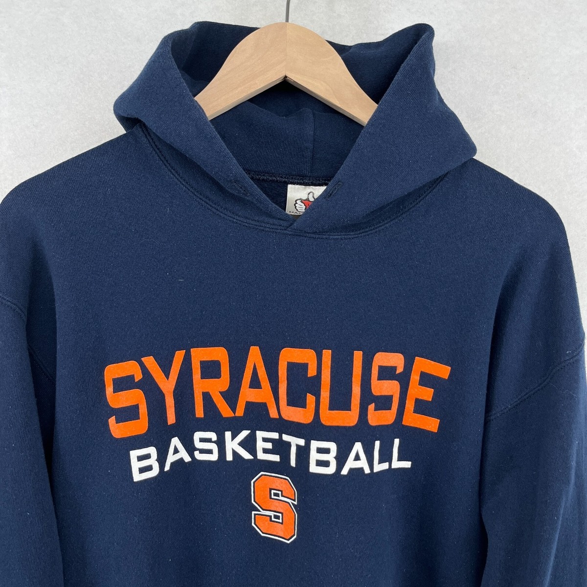 SYRACUSE Hoodie Adult M HANDCUFFS Sweatshirt ORANGE BASKETBALL