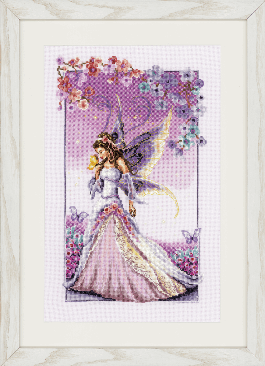 Vervaco Purple Fairy Counted Cross Stitch Kit, Multi-Colour - Image 2