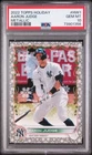 2022 Topps Holiday #HW1 Aaron Judge Metallic PSA 10 Pop 9
