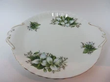 Royal Albert Trillium Handled Cake Plate 9.5 inch