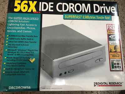Sealed New In Box Digital Research 56X ATAPI IDE CDROM Drive | eBay