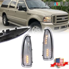 Clear Lens LED Side Mirror Signal Light Lamps For 03-07 Ford F250 F350 SuperDuty