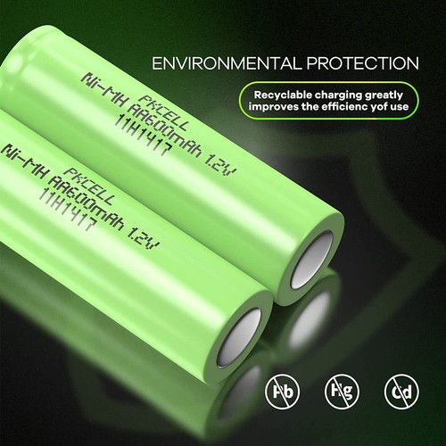 16PCS AA 600mAh Rechargeable Battery NI-MH 1.2V Recharge Batteries Button Top AU - Picture 4 of 5