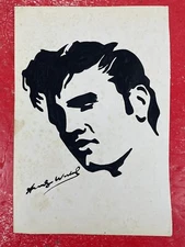 Andy warhol Drawing on paper (Handmade) signed and stamped