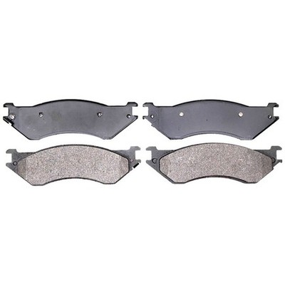 Acdelco 14D702M Semi Metallic Front Disc Brake Pad Set With Wear Sensor