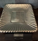 Reed&Barton sterling silver tray 8.5" , X300 scallop, no mono, 384G