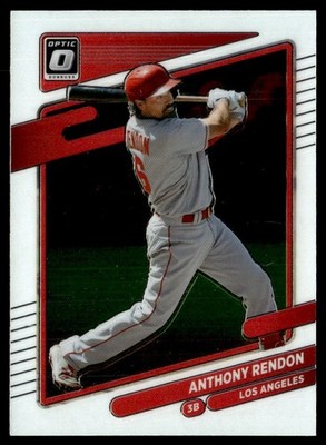 2021 Donruss Optic Anthony Rendon Los Angeles Angels #132