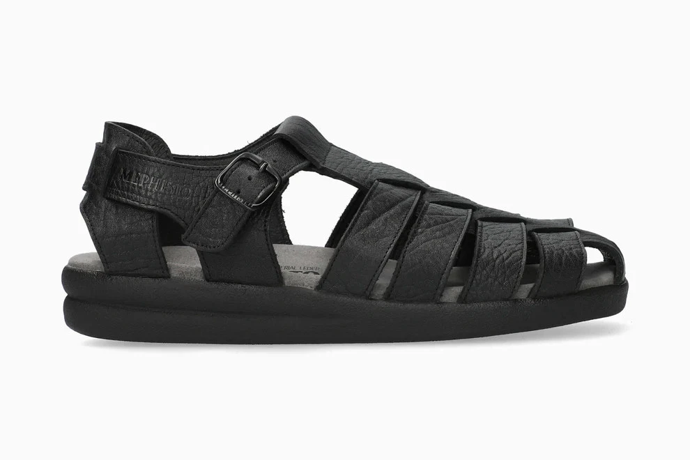 Mephisto Men's Sam Desert Mamouth 742 Fisherman Ankle Buckle Strap Sandals