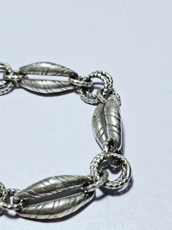 Bracelet fait main en coquillages cauris argent - Photo 3/4