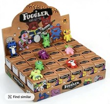 Fuggler Funny Ugly Monster Clip-On Multicolor Animation Plastic Keychain Lot 24