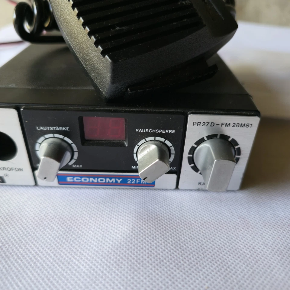 Radio CB DNT Economy 22 FM (PR27D-FM28M81) Vintage  1980er  - Bild 3 von 4