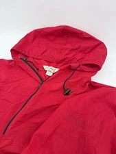 VNTG 90’s Pharmaceutical Rep Drug  Cardizem Lyo-Ject Red LL Bean Windbreaker XL