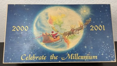 Kurt Adler Polonaise Milenium 2001 Christmas Ornament Boxed Set New