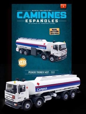 PEGASO TRONER 1437 (1991), SPANISH TRUCKS, SALVAT, DIE CAST, 1:43 NEW COLLECTION