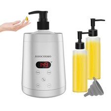 JOJOCOSMO Massage Oil Warmer Heater with Two Bottles Dispenser, Digital Lotio...