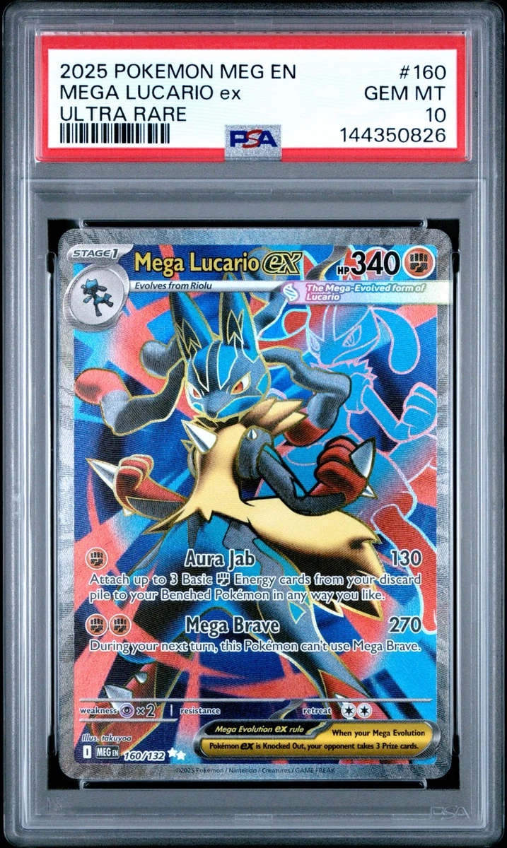 Lucario Pokémon TCG Professional Sports Authenticator (PSA