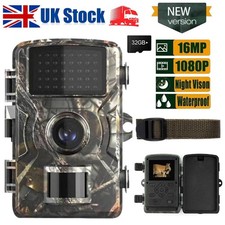 32GB Wildlife Trail Camera 4K 1080P Game Night Vision Outdoor Motion Hunting Cam