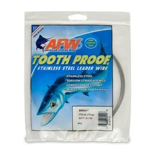 AFW Tooth Proof Fishing Line - Single Strand | High-Strength Stainless Steel ...