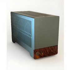 Fractal Design Terra Jade SFF Mini ITX PC Case Walnut Front, Anodized Aluminium