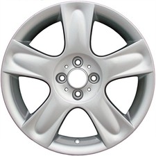 59498 Reconditioned 17X7 Alloy Wheel Rim White Full Painted