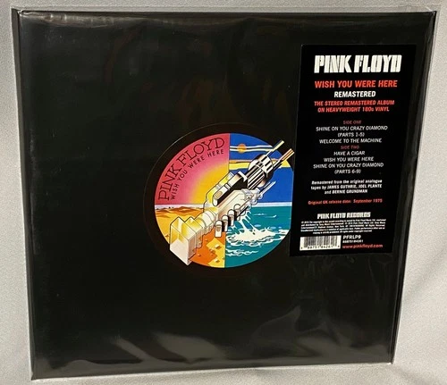 LP PINK FLOYD Wish You Were Here (180g Vinyl, Sony 2016) NEW MINT SEALED