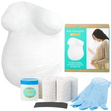 Belly Casting Kit   DIY Pregnancy Keepsake Maternity Belly Cast Kit with 5 No...