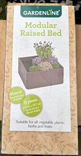 Garden Raised Bed Kit With 8 Pieces for Flexible Shapes and Sizes Boxed Complete