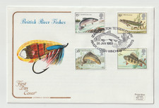26/1/1983 GB FDC - Freshwater Fish - Fishing Tackle - Winchester Special P/M